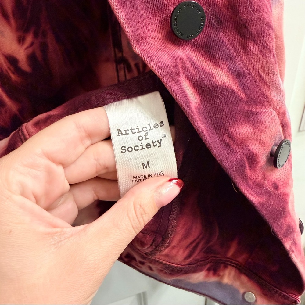 Tie dye denim jacket - M - Picture 6 of 7